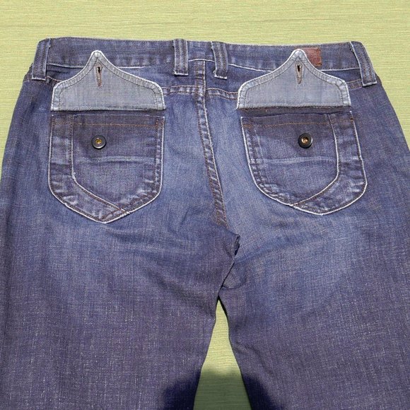 Lucky Brand Lauren Boot Jeans Size 8 Size 29 Long Length - Picture 13 of 13